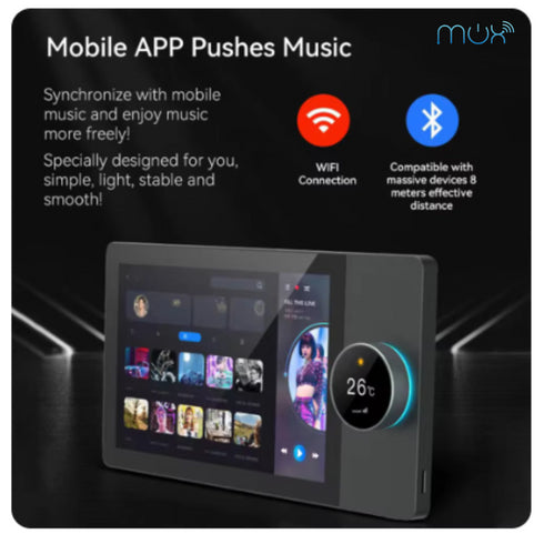 Central Control Panel With Knob (8 Inches)