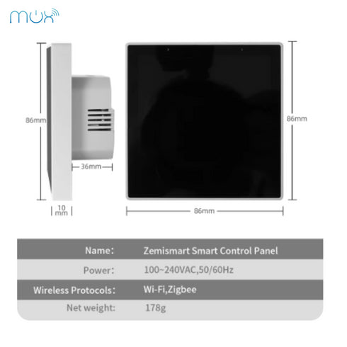 Central Control Panel (3 Inches)